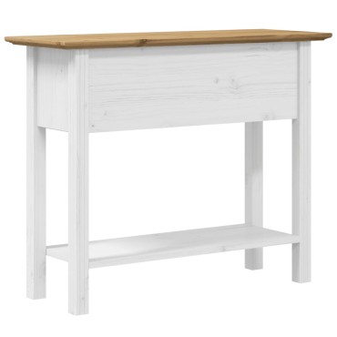 vidaXL Τραπέζι Κονσόλα BODO Καφέ 91x35x74cm Μασίφ Ξύλο Πεύκου 1 τεμ.