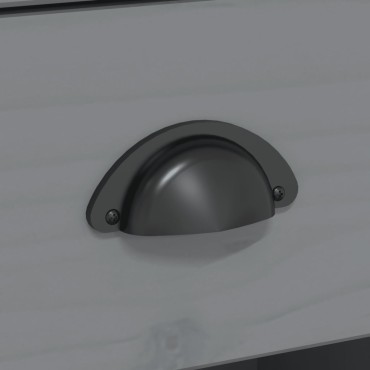 vidaXL Έπιπλο Τηλεόρασης BODO 2 Συρτάρια Γκρι 91,5x44,5x56cm Πεύκο