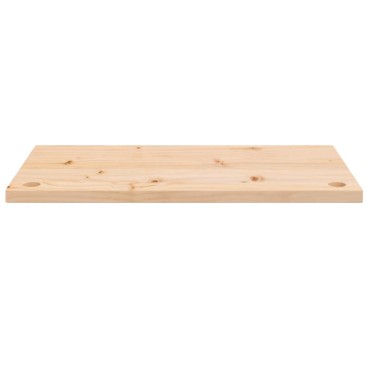 vidaXL Επιφάνεια Γραφείου 80 x 40 x 2,5 εκ. από Μασίφ Ξύλο Πεύκου