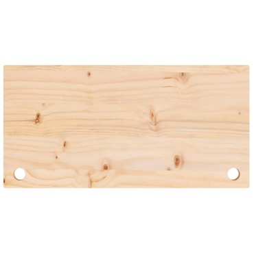 vidaXL Επιφάνεια Γραφείου 80 x 40 x 2,5 εκ. από Μασίφ Ξύλο Πεύκου