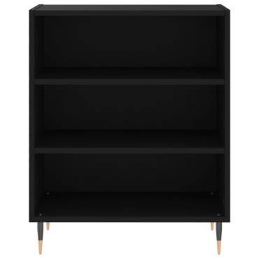 vidaXL Ραφιέρα Μαύρη 57x35x70cm από Επεξεργασμένο Ξύλο 1 τεμ.