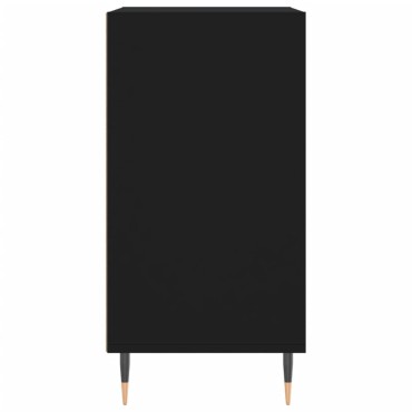 vidaXL Ραφιέρα Μαύρη 57x35x70cm από Επεξεργασμένο Ξύλο 1 τεμ.