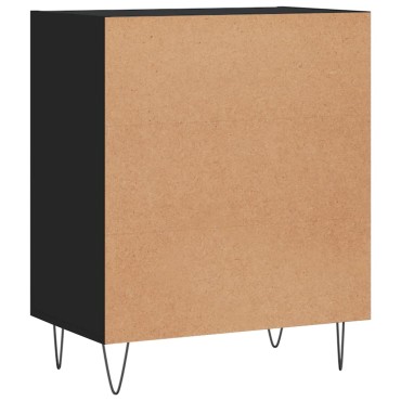 vidaXL Ραφιέρα Μαύρη 57x35x70cm από Επεξεργασμένο Ξύλο 1 τεμ.