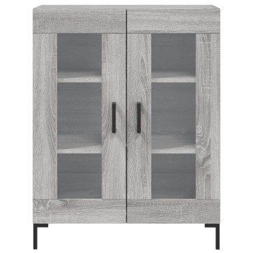 vidaXL Ντουλάπι Γκρι Sonoma 69,5x34x90cm από Επεξεργασμένο Ξύλο 1 τεμ.