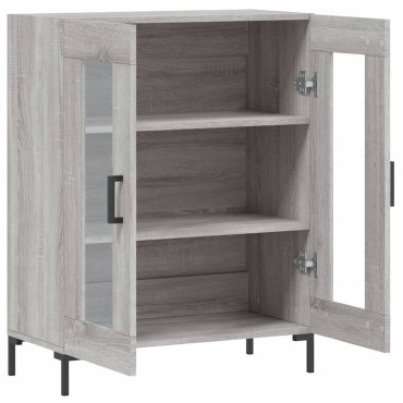 vidaXL Ντουλάπι Γκρι Sonoma 69,5x34x90cm από Επεξεργασμένο Ξύλο 1 τεμ.