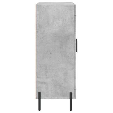 vidaXL Ντουλάπι Γκρι Σκυροδέματος 69,5x34x90cm Επεξεργασμένο Ξύλο 1 τεμ.