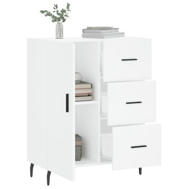 vidaXL Ντουλάπι Λευκό 69,5x34x90cm από Επεξεργασμένο Ξύλο 1 τεμ.