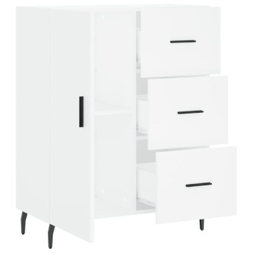 vidaXL Ντουλάπι Λευκό 69,5x34x90cm από Επεξεργασμένο Ξύλο 1 τεμ.