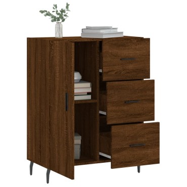 vidaXL Ντουλάπι Καφέ Δρυς 69,5x34x90cm Επεξεργασμένο Ξύλο 1 τεμ.