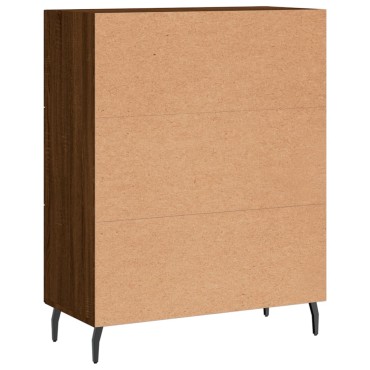 vidaXL Ντουλάπι Καφέ Δρυς 69,5x34x90cm Επεξεργασμένο Ξύλο 1 τεμ.