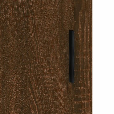 vidaXL Ντουλάπι Καφέ Δρυς 69,5x34x90cm Επεξεργασμένο Ξύλο 1 τεμ.