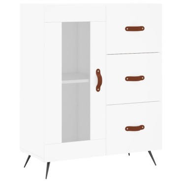 vidaXL Ντουλάπι Λευκό 69,5x34x90cm από Επεξεργασμένο Ξύλο 1 τεμ.