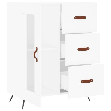 vidaXL Ντουλάπι Λευκό 69,5x34x90cm από Επεξεργασμένο Ξύλο 1 τεμ.