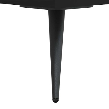 vidaXL Συρταριέρα Μαύρη 69,5x34x90cm από Επεξεργασμένο Ξύλο 1 τεμ.