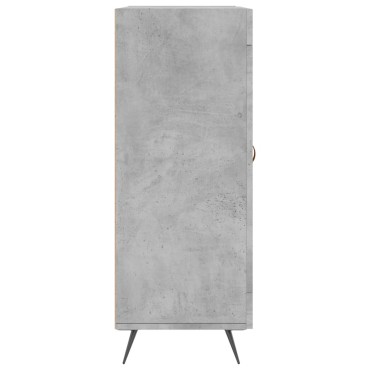 vidaXL Ντουλάπι Γκρι Σκυροδέματος 69,5x34x90cm Επεξεργασμένο Ξύλο 1 τεμ.