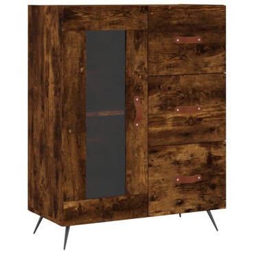 vidaXL Ντουλάπι Καπνιστή Δρυς 69,5x34x90cm Επεξεργασμένο Ξύλο 1 τεμ.