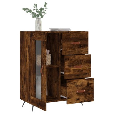 vidaXL Ντουλάπι Καπνιστή Δρυς 69,5x34x90cm Επεξεργασμένο Ξύλο 1 τεμ.