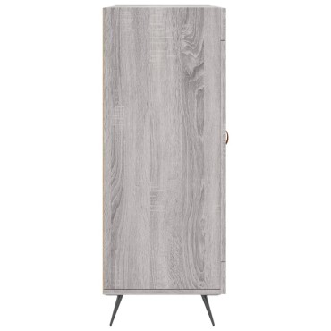 vidaXL Ντουλάπι Γκρι Sonoma 69,5x34x90cm από Επεξεργασμένο Ξύλο 1 τεμ.