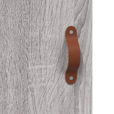 vidaXL Ντουλάπι Γκρι Sonoma 69,5x34x90cm από Επεξεργασμένο Ξύλο 1 τεμ.