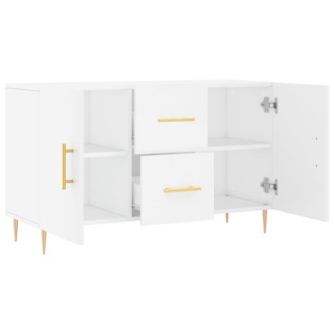 vidaXL Ντουλάπι Λευκό 100x36 x60cm Επεξεργασμένο Ξύλο 1 τεμ.