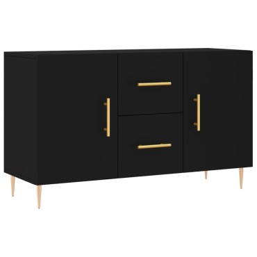 vidaXL Ντουλάπι Μαύρο 100x36x60cm από Επεξεργασμένο Ξύλο 1 τεμ.