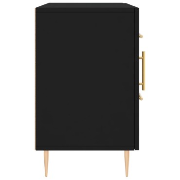 vidaXL Ντουλάπι Μαύρο 100x36x60cm από Επεξεργασμένο Ξύλο 1 τεμ.