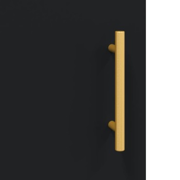 vidaXL Ντουλάπι Μαύρο 100x36x60cm από Επεξεργασμένο Ξύλο 1 τεμ.