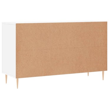 vidaXL Ντουλάπι Γυαλιστερό Λευκό 100x36 x60cm Επεξεργασμένο Ξύλο 1 τεμ.