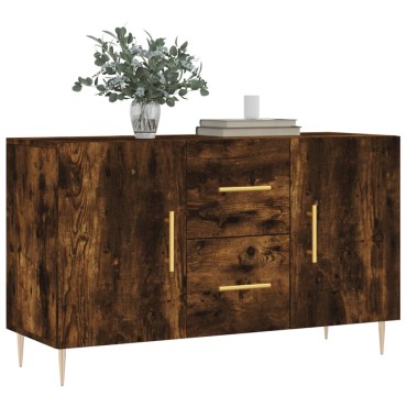 vidaXL Μπουφές Καπνιστή Δρυς 100x36x60cm Επεξεργασμένο Ξύλο 1 τεμ.