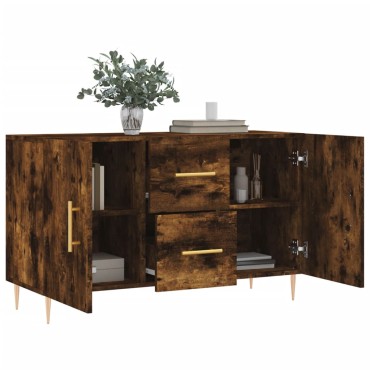 vidaXL Μπουφές Καπνιστή Δρυς 100x36x60cm Επεξεργασμένο Ξύλο 1 τεμ.