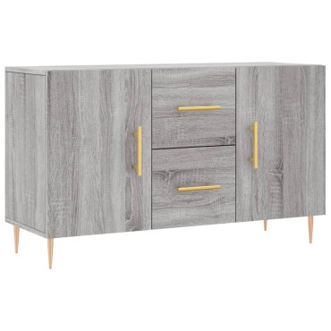 vidaXL Μπουφές Γκρι Sonoma 100x36x60cm από Επεξεργασμένο Ξύλο 1 τεμ.