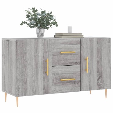 vidaXL Μπουφές Γκρι Sonoma 100x36x60cm από Επεξεργασμένο Ξύλο 1 τεμ.