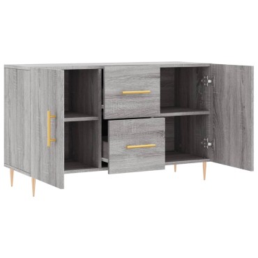 vidaXL Μπουφές Γκρι Sonoma 100x36x60cm από Επεξεργασμένο Ξύλο 1 τεμ.