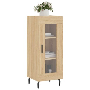 vidaXL Ντουλάπι Sonoma Δρυς 34,5x34x90cm από Επεξεργασμένο Ξύλο 1 τεμ.
