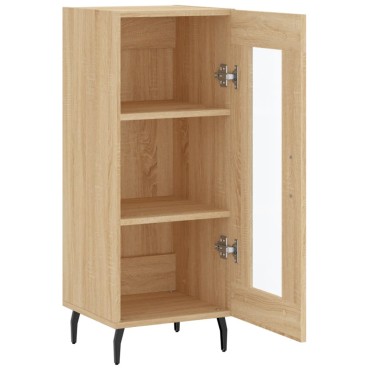 vidaXL Ντουλάπι Sonoma Δρυς 34,5x34x90cm από Επεξεργασμένο Ξύλο 1 τεμ.