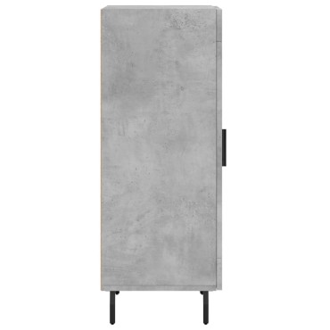 vidaXL Ντουλάπι Γκρι Σκυροδέματος 34,5x34x90cm Επεξεργασμένο Ξύλο 1 τεμ.