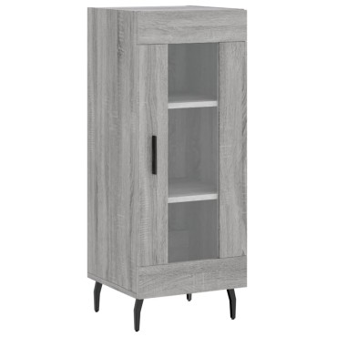 vidaXL Ντουλάπι Γκρι Sonoma 34,5x34x90cm από Επεξεργασμένο Ξύλο 1 τεμ.