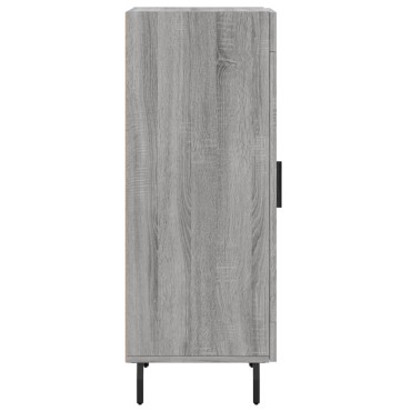 vidaXL Ντουλάπι Γκρι Sonoma 34,5x34x90cm από Επεξεργασμένο Ξύλο 1 τεμ.