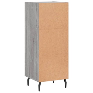 vidaXL Ντουλάπι Γκρι Sonoma 34,5x34x90cm από Επεξεργασμένο Ξύλο 1 τεμ.