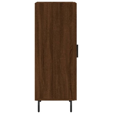 vidaXL Ντουλάπι Καφέ Δρυς 34,5x34x90cm Επεξεργασμένο Ξύλο 1 τεμ.