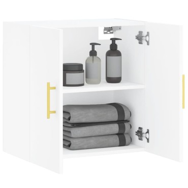 vidaXL Ντουλάπι Τοίχου Λευκό 60x31x60cm από Επεξεργασμένο Ξύλο 1 τεμ.