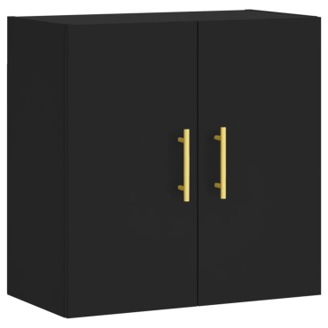 vidaXL Ντουλάπι Τοίχου Μαύρο 60x31x60cm από Επεξεργασμένο Ξύλο 1 τεμ.