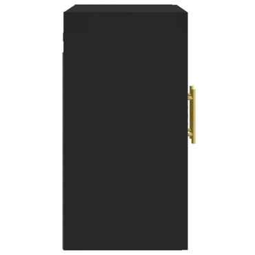 vidaXL Ντουλάπι Τοίχου Μαύρο 60x31x60cm από Επεξεργασμένο Ξύλο 1 τεμ.