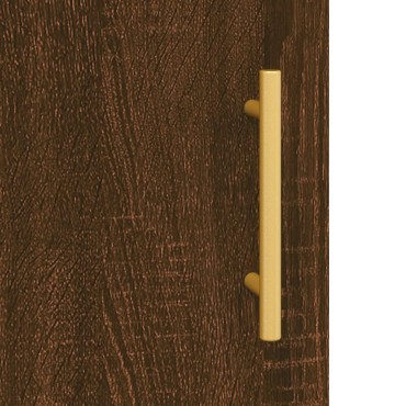 vidaXL Ντουλάπι Τοίχου Καφέ Δρυς 60x31x60cm Επεξεργασμένο Ξύλο 1 τεμ.