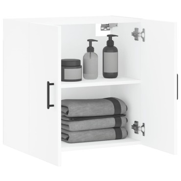 vidaXL Ντουλάπι Τοίχου Λευκό 60x31x60cm από Επεξεργασμένο Ξύλο 1 τεμ.