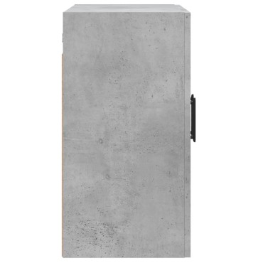 vidaXL Ντουλάπι Τοίχου Γκρι Σκυροδέματος 60x31x60cm Επεξεργ. Ξύλο 1 τεμ.