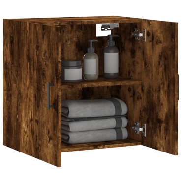vidaXL Ντουλάπι Τοίχου Καπνιστή Δρυς 60x31x60cm Επεξεργασμένο Ξύλο 1 τεμ.