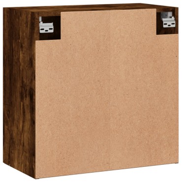 vidaXL Ντουλάπι Τοίχου Καπνιστή Δρυς 60x31x60cm Επεξεργασμένο Ξύλο 1 τεμ.