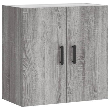 vidaXL Ντουλάπι Τοίχου Γκρι Sonoma 60x31x60cm από Επεξεργασμένο Ξύλο 1 τεμ.