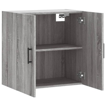 vidaXL Ντουλάπι Τοίχου Γκρι Sonoma 60x31x60cm από Επεξεργασμένο Ξύλο 1 τεμ.